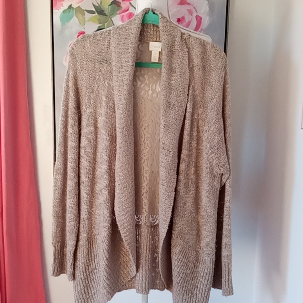 Chico's open front cardigan
